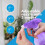 Water Spray Bottles (2 Pack) 500ml  Empty Plastic Mist Liquid Sprayers | Reusable & Refillable (Blue & Purple) 5