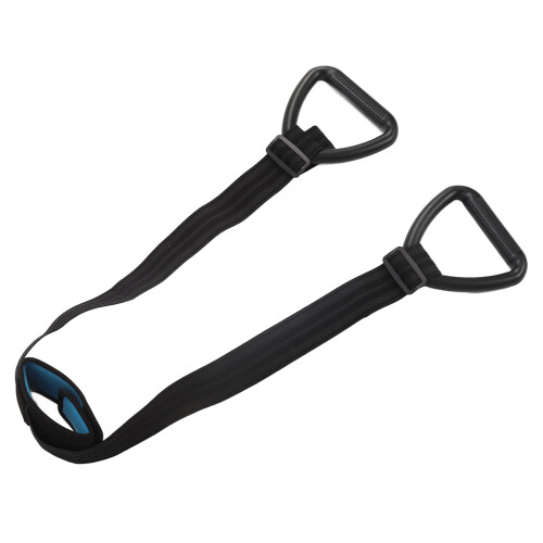 Long Leg Lifter Strap with Rigid Foot Loop for Disabled Adults, 1.2m