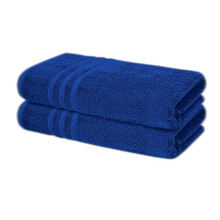 (ROYAL BLUE) 2X Super Jumbo Bath Sheets (Pack of Two)- Big Bath Towels 90X190cm (Approx) 100% COTTON TOWELS SOFT AND ABSORBENT Yarn Extra Large Size Bath