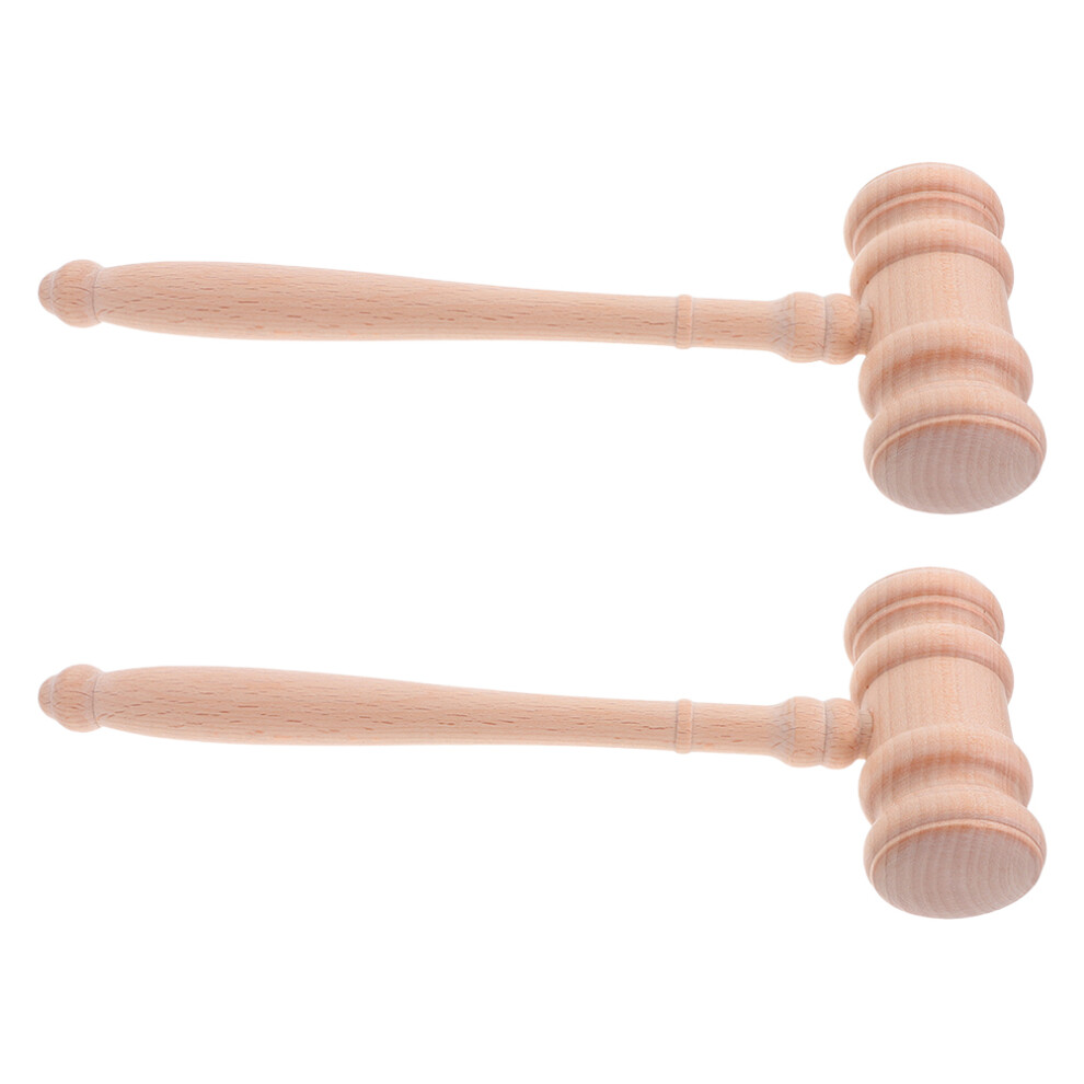 2 pcs unfinished wooden gavel toy for judge costume party favor-image-OPC-PKMXQK8-NEW