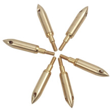 Arrow Tips 6 Pack Brass Whistling Broadheads Sound Arrowheads For Locating Or Fun With Friends
