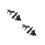 6 pcs samurai statue decor incense holder black 9
