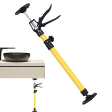 Cabinet Lifter Stand Telescopic Quick Support Bar Adjustable Hand Lifter Heavy-Duty 40 Kg Drywall Lifter Yellow 30-59 cm