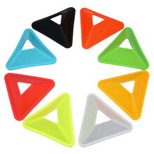 Portable Soccer Training Cones - 8-Pcs, Multi-Color, PE Material, Agility Markers, For Football, Basketball And Tennis