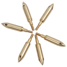6Pcs Arrow Tips Brass Whistling Broadheads Arrowheads For Locate Arrows Or Fun With Friends