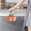 Small Cloud Shape Kitchen Wall Mounted Trash Can for Bathroom Kitchen Car Sticky Trash Can (1 Piece, White) 11