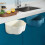 Small Cloud Shape Kitchen Wall Mounted Trash Can for Bathroom Kitchen Car Sticky Trash Can (1 Piece, White) 13
