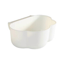 Small Cloud Shape Kitchen Wall Mounted Trash Can for Bathroom Kitchen Car Sticky Trash Can (1 Piece, White)