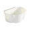 Small Cloud Shape Kitchen Wall Mounted Trash Can for Bathroom Kitchen Car Sticky Trash Can (1 Piece, White) 1