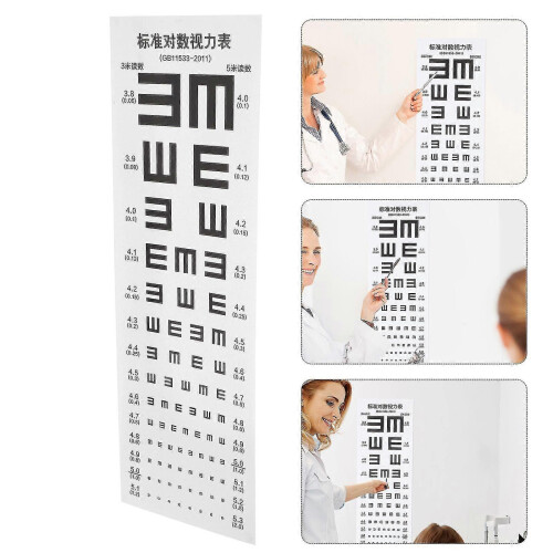 Plastic Eye Chart Eye Exam Chart Childrens Eye Chart Standard Eye Chart Wall Eye-chart 2