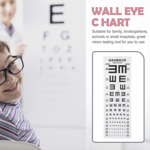 Plastic Eye Chart Eye Exam Chart Childrens Eye Chart Standard Eye Chart Wall Eye-chart 1