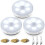 Automatic LED Night LightInterior Motion Sensor LightWireless LED Lights3 Modes (Auto/On/Off) USB Rechargeable Light[Energy Class A+++]3 pieces 1
