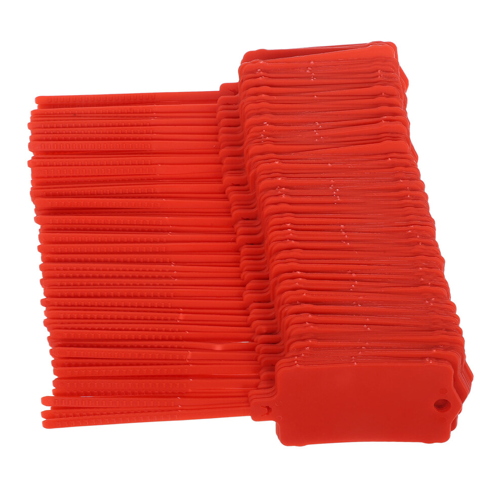 120Pcs Plastic Tags With Sealing Strap For Luggage Shipping Retail Labeling 3242561498712