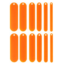 12pcs plastic repair needles for sewing knitting fishing net shuttle
