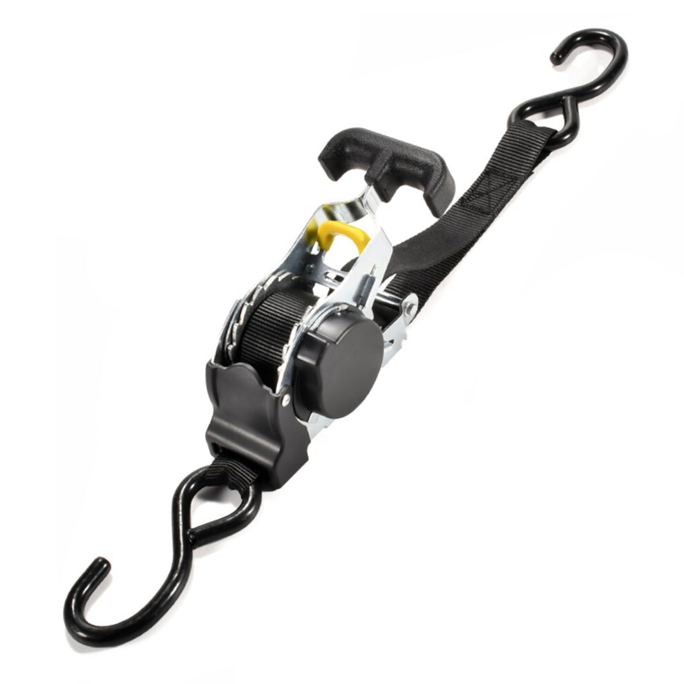 Automatic Ratchets Tie Down Strap Adjustable Length Heavy Duty Lashing Strap For Motorbike Transport Secure Luggage 9084446018400