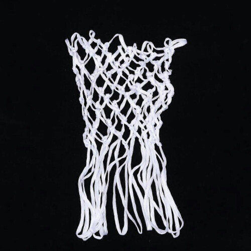 Basketball Net Replacement All Weather Heavy Duty Thick Net 12 Loops (White) 1