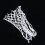 Basketball Net Replacement All Weather Heavy Duty Thick Net 12 Loops (White) 5
