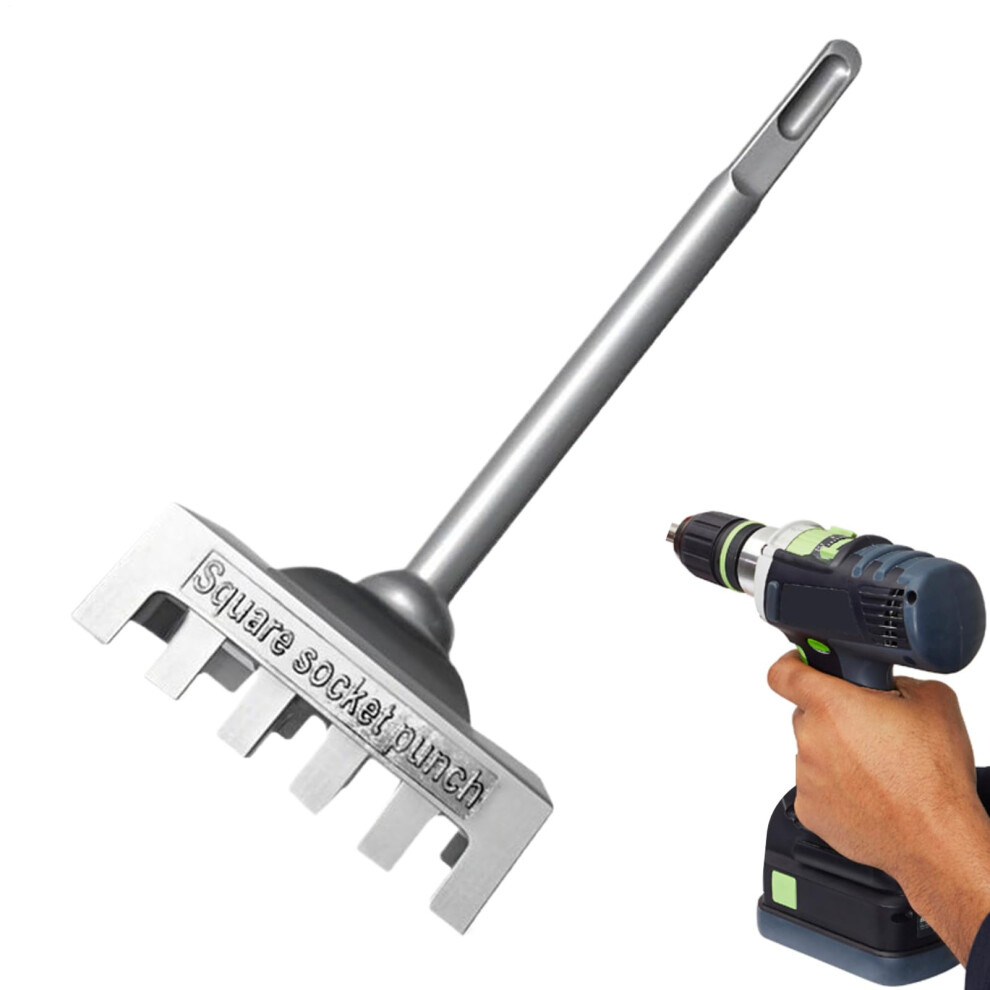 Electrical Box Cutout Saw: Rectangle Slot Cutter, Square Hole Cutter, Socket Cutout Saw For Box Installation 9084446018585