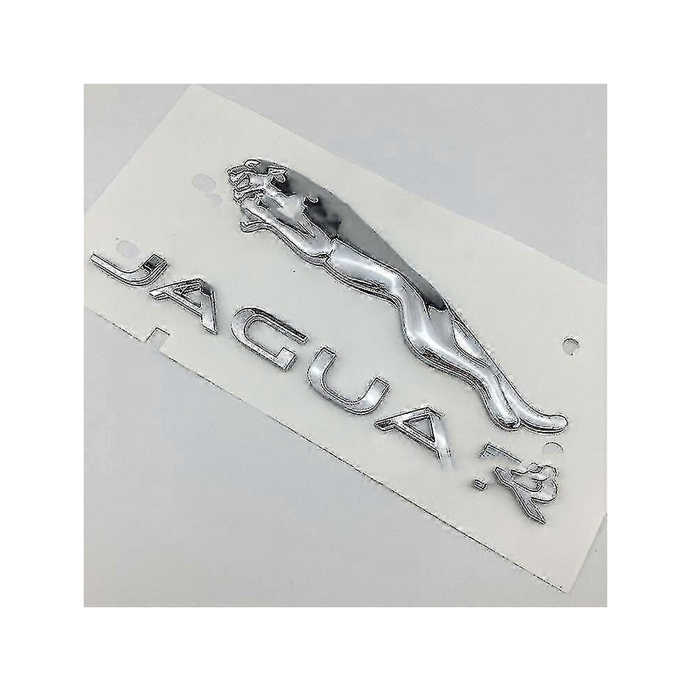 Leopard Logo Trunk Badge For Jaguar Xj Xjl Xe Xf F-Pace F-Type Black 6935159244767