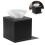 Leather Tissue Box Holder-black 1