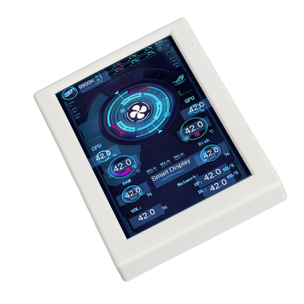 3.5in IPS USB PC Temperature Monitor, 360 Rotatable CPU Data Display