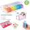 Pill Box 7 Days Bpa Free with A Unique Design And Large Compartments 6