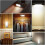 Auto Light, Portable Motion Sensor Light, 3 Mode Night Light 12 LED USB Rechargeable with Magnetic Sticker Warm Light 8