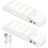 Auto Light, Portable Motion Sensor Light, 3 Mode Night Light 12 LED USB Rechargeable with Magnetic Sticker Warm Light 1