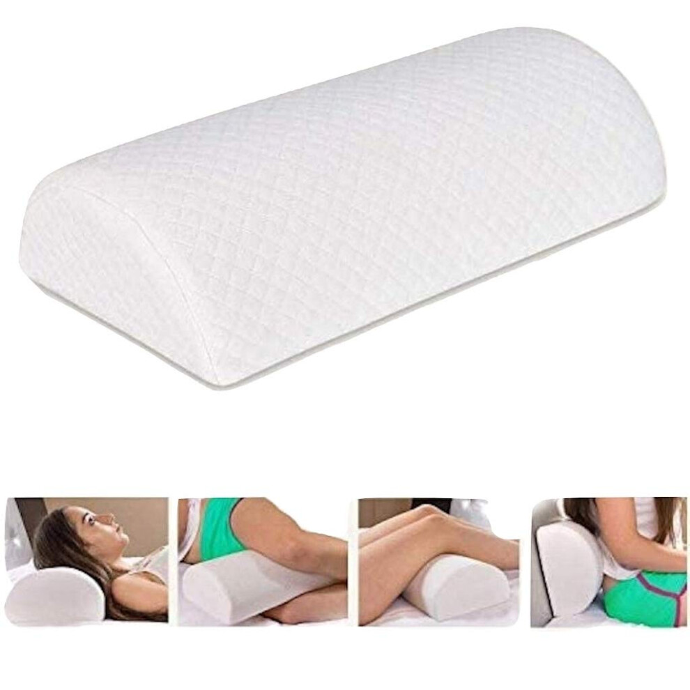 Orthopaedic Cushion Halfmoon Pillow Soft Travel Neck Support For Lumbar Pain Relief Sciatica Pain Relief Multipurpose