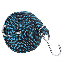 Sturdy 4M Cargo Tensioning Rope Elastic Design With Secure Metal Buckle For Transportation Black And Blue