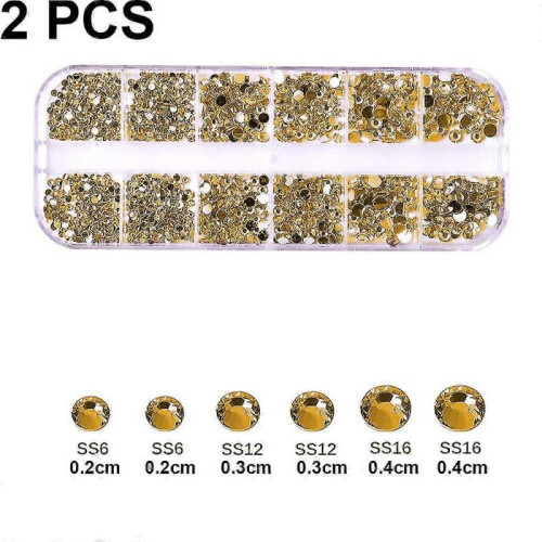 Flat Back Glass Rhinestones Crystals for Nail Art 1