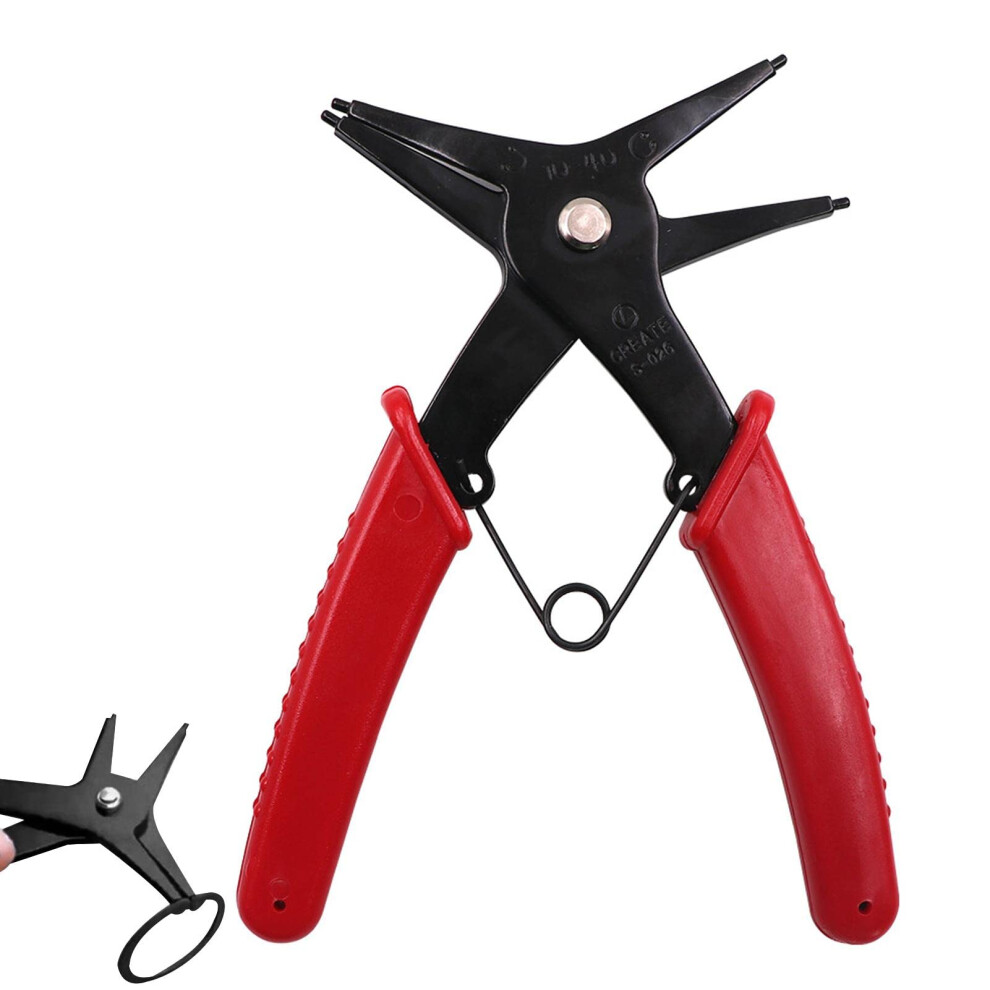 Circlip Plier Dual Purpose Snap Ring Pliers For Inner And Outer Ring Circlips Retaining Ring Pliers Removal Tool 9393856861248