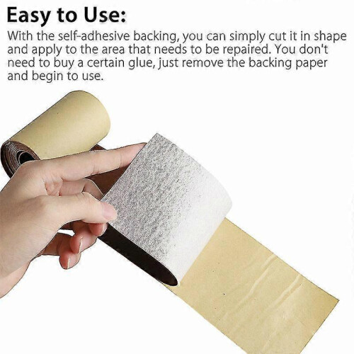 Simulation Leather Tape Self-adhesive Waterproof Repair Patch for Sofas Couchwhite 2