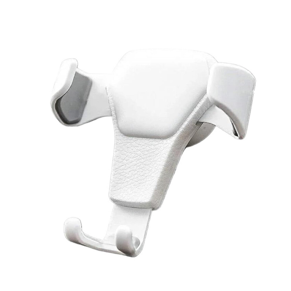 360 Degree Rotation Universal Automobile Cradle For Samsung Gravity Car Mount Air Vent Clip Phone Holder White 9084446019216