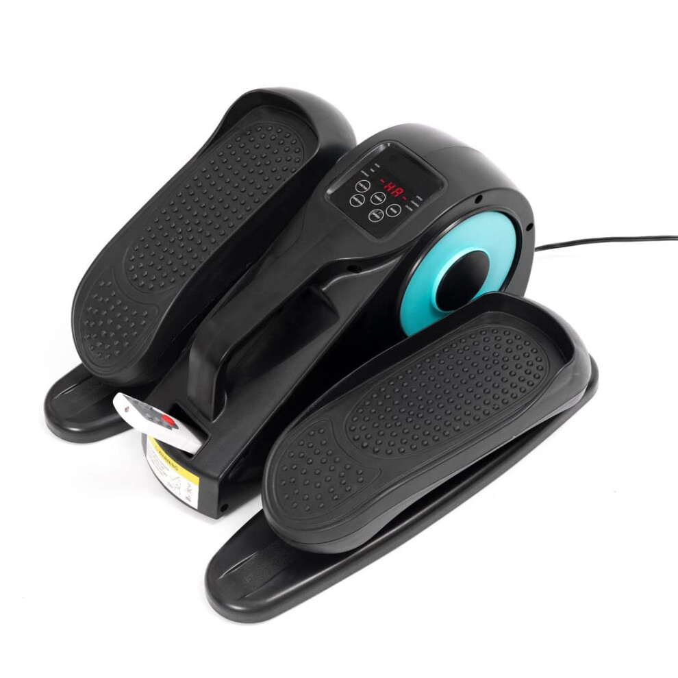 Under Desk Elliptical Electric Mini Pedal Exerciser With LCD Monitor, Portable For Seniors Exercise Equipment