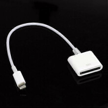 Apple Lightning to 30-pin Adapter Cable for iPhone 5/iPod Touch 5/iPod Nano 7/iPad Mini (22cm)