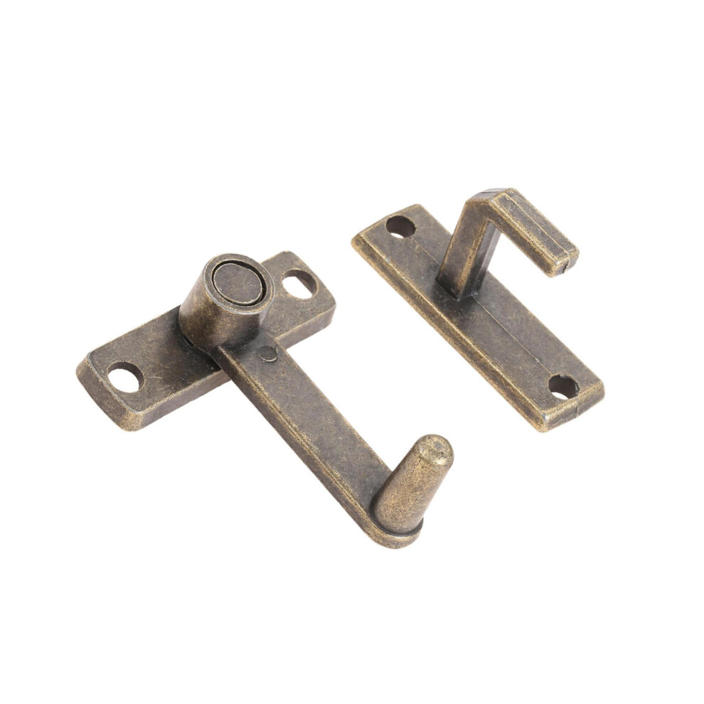 Retro Style Metal Barn Sliding Door Lock Antique Latch for Bathroom