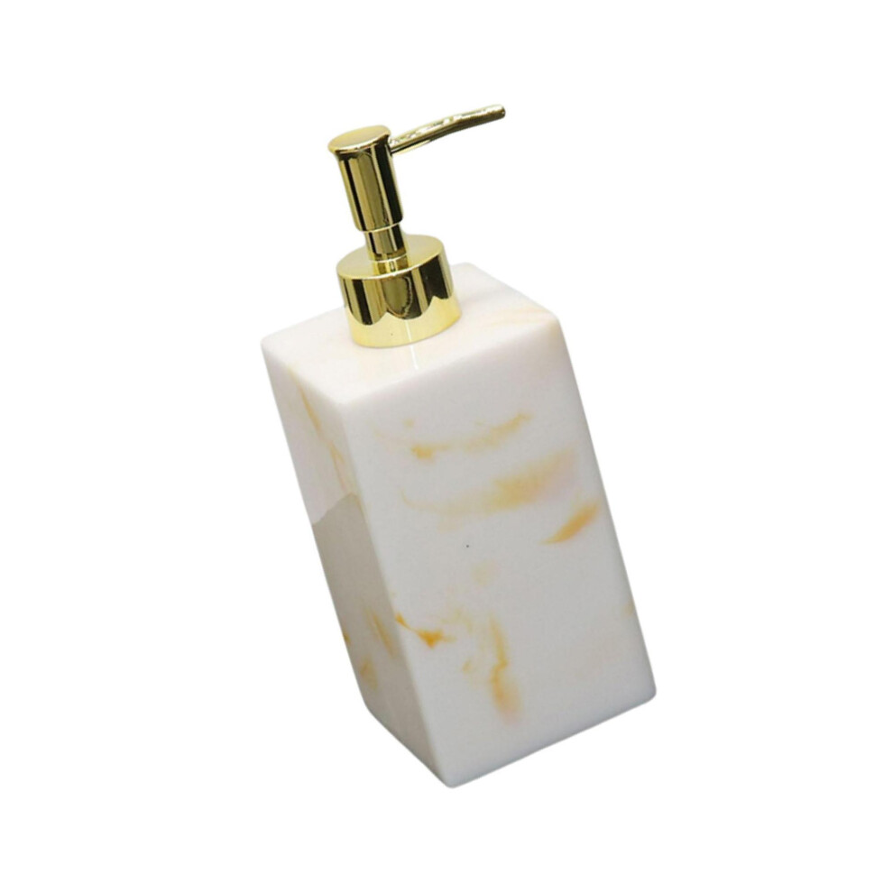 (White Yellow, 500ml) Liquid Shampoo Pump Dispenser for Efficient Home Kitchen-image-OPC-PKMY7SC-NEW