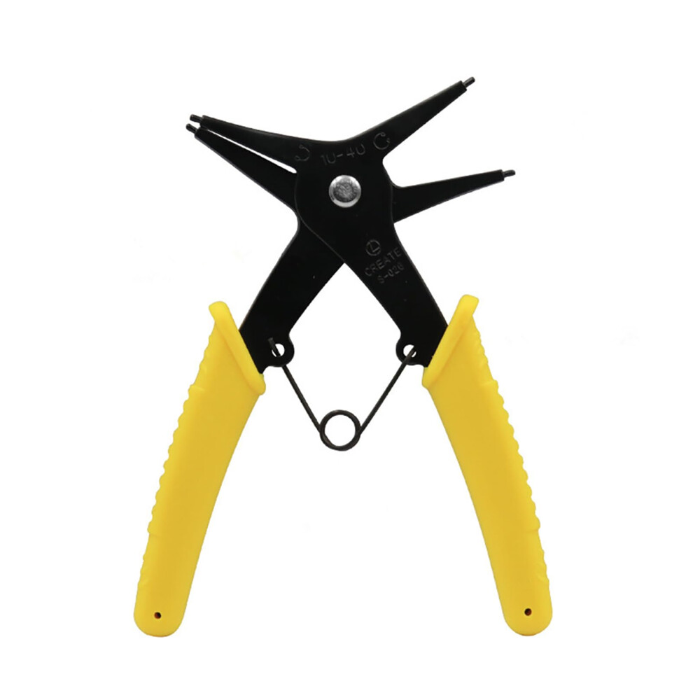 Snap Ring Pliers Dual-Purpose Circlip Pliers Steel Spring Disassembly Tool For Circlips And Snap Rings 9354506839123