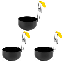 Egg Poacher Pan 3-Piece Set, Induction Compatible, Stainless Steel Non-Stick Poacher With Collapsible Hang-Ear Rings