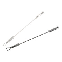 2pcs metal cuticle pusher for gel nail removal, home and salon use