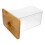 laundry sheet holder with lid for and dryer sheets storage 1