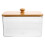 laundry sheet holder with lid for and dryer sheets storage 9