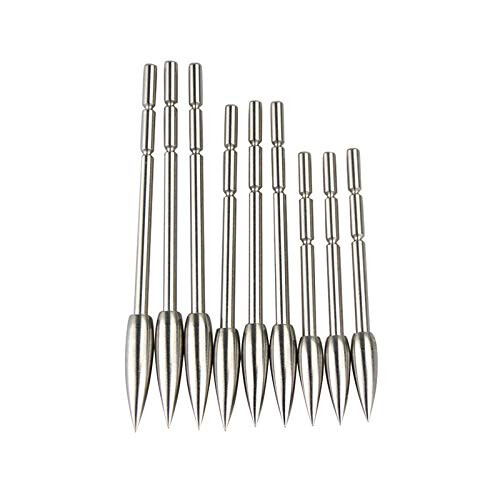 Archery Insert Arrowhead Stainless Steel Broadheads 30 Pcs