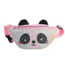 Children's Girls' Bum Bag Stylish Waist Bag with Glitter Sequins for Festival Travel Holiday Outdoor