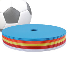Soccer Disc Marker Flat Marker Cones 15.5 Cm Agility Training Discs For Football Drills Durable Field Cones