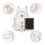 Women's Elegant Leather Backpack - 3 In 1 Casual Daypack Backpacks,white 4
