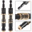 1/4" Hex Shank Hinge Drill Bits - Self-Centering Door And Window Hinge Tapper Core Reaming Tool (5mm & 1/4") 3