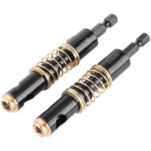 1/4" Hex Shank Hinge Drill Bits - Self-Centering Door And Window Hinge Tapper Core Reaming Tool (5mm & 1/4")