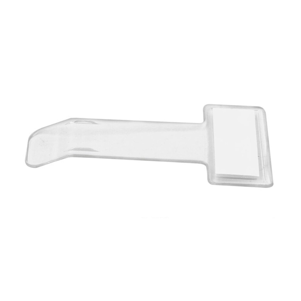 Car Windshield Ticket Clip 12 Pack Transparent Parking Permit Work Pass Clip With Tape 9354506840372